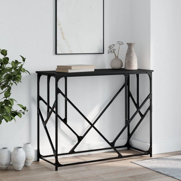 Schwarzer Konsolentisch 100x40x80 cm