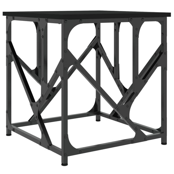 Schwarzer Couchtisch 45x45 cm
