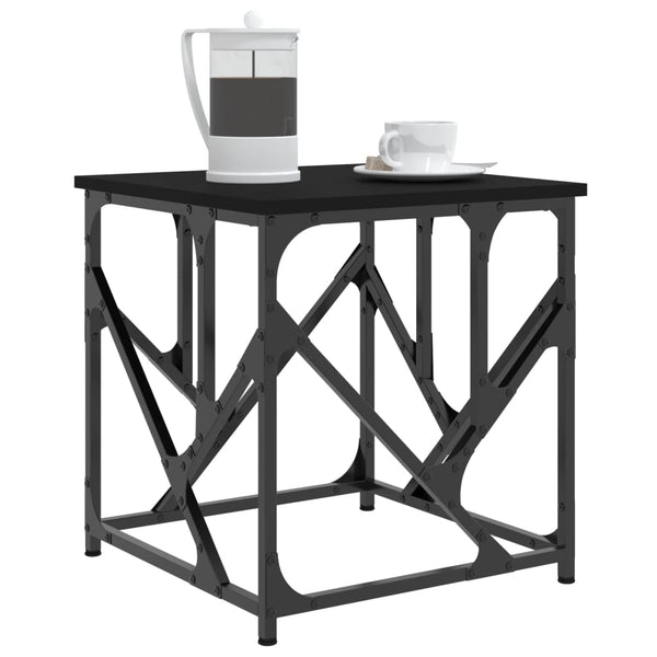Schwarzer Couchtisch 45x45 cm