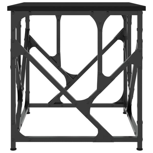 Schwarzer Couchtisch 45x45 cm