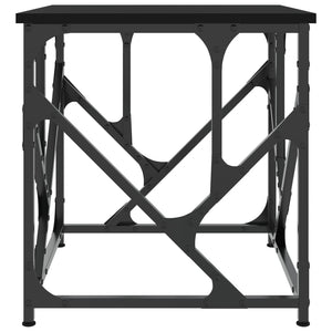 Schwarzer Couchtisch 45x45 cm