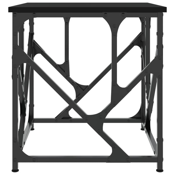 Schwarzer Couchtisch 45x45 cm