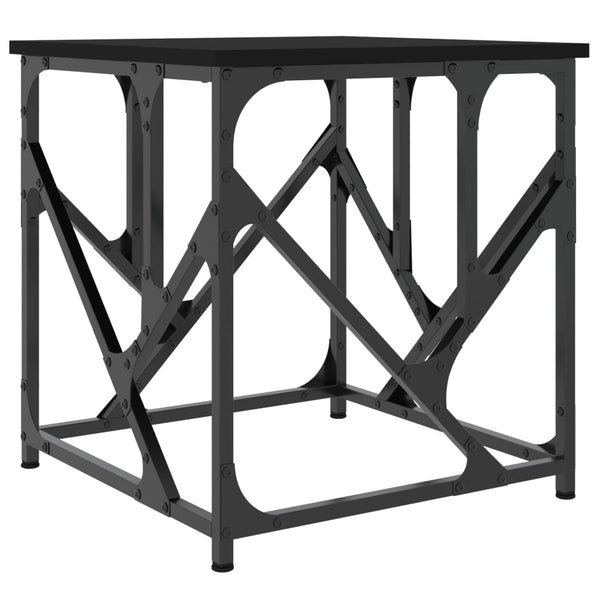 Schwarzer Couchtisch 45x45 cm