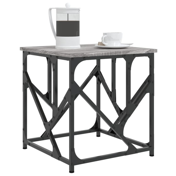 Grauer Couchtisch Sonoma 45x45 cm