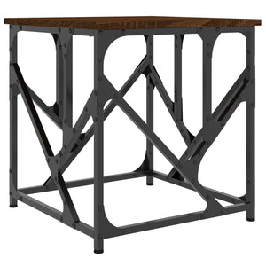 Couchtisch Braun Eichenoptik 45x45 cm