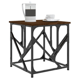 Couchtisch Braun Eichenoptik 45x45 cm