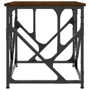 Couchtisch Braun Eichenoptik 45x45 cm