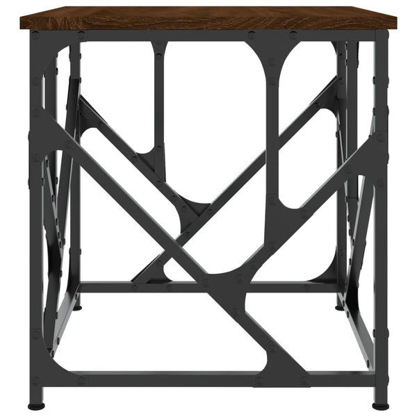 Couchtisch Braun Eichenoptik 45x45 cm
