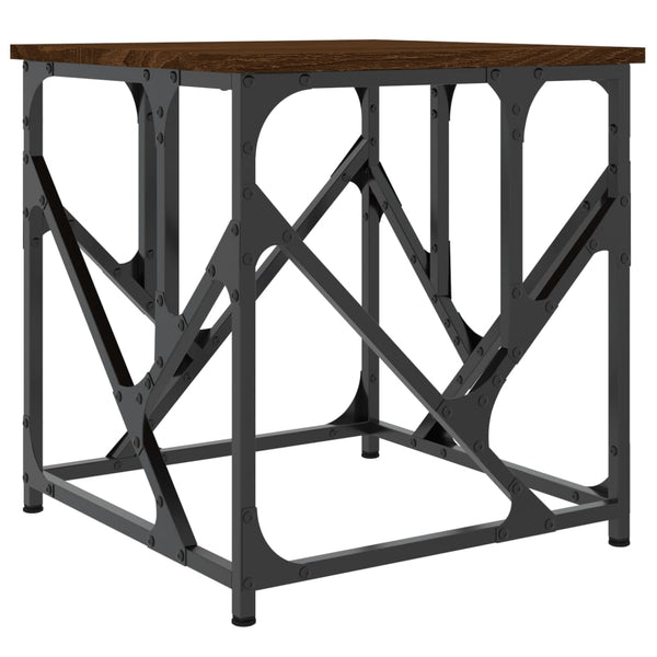 Couchtisch Braun Eichenoptik 45x45 cm