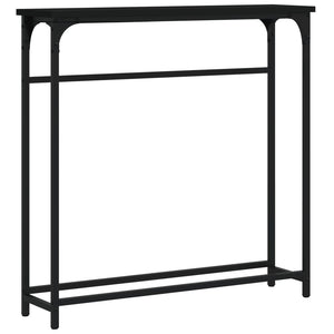 Schwarzer Konsolentisch 75 cm