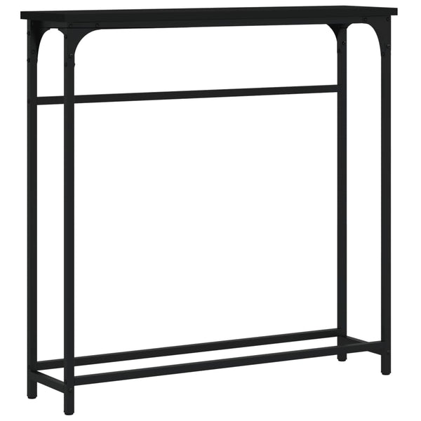 Schwarzer Konsolentisch 75 cm
