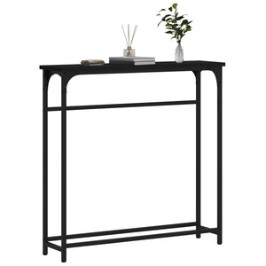 Schwarzer Konsolentisch 75 cm