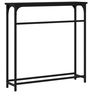 Schwarzer Konsolentisch 75 cm