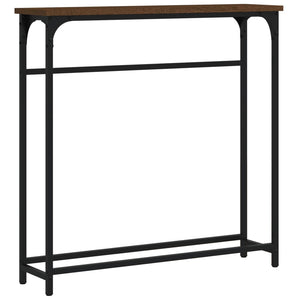 Konsolentisch Braun Eichenoptik 75 cm