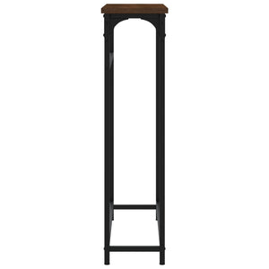 Konsolentisch Braun Eichenoptik 75 cm