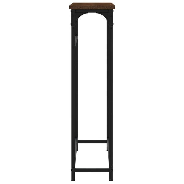 Konsolentisch Braun Eichenoptik 75 cm