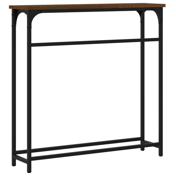 Konsolentisch Braun Eichenoptik 75 cm