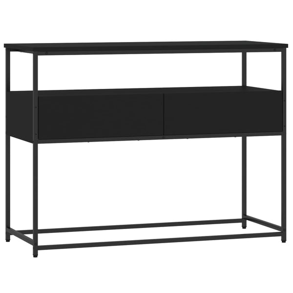 Schwarzer Konsolentisch 100 cm