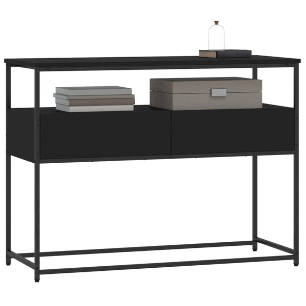 Schwarzer Konsolentisch 100 cm
