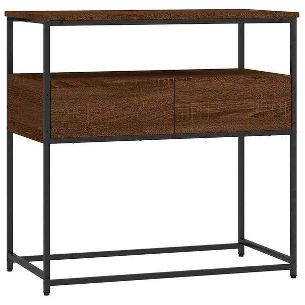 Konsolentisch Braun Eichen-Optik 75 cm