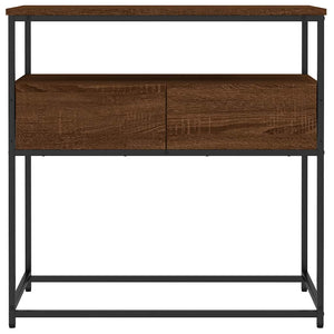 Konsolentisch Braun Eichen-Optik 75 cm