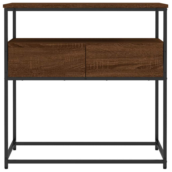 Konsolentisch Braun Eichen-Optik 75 cm