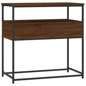 Konsolentisch Braun Eichen-Optik 75 cm