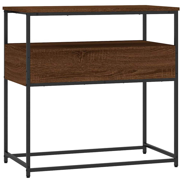 Konsolentisch Braun Eichen-Optik 75 cm
