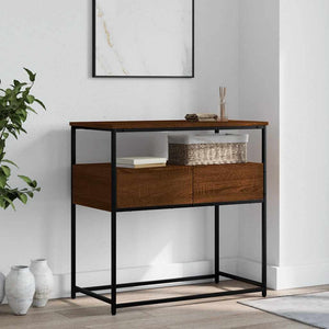 Konsolentisch Braun Eichen-Optik 75 cm