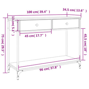 Konsolentisch Sonoma Eiche 100 cm