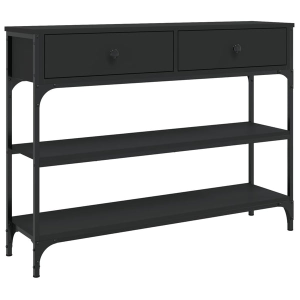 Schwarzer Konsolentisch 100cm