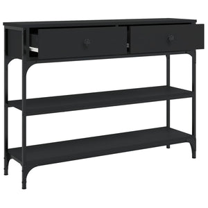 Schwarzer Konsolentisch 100cm