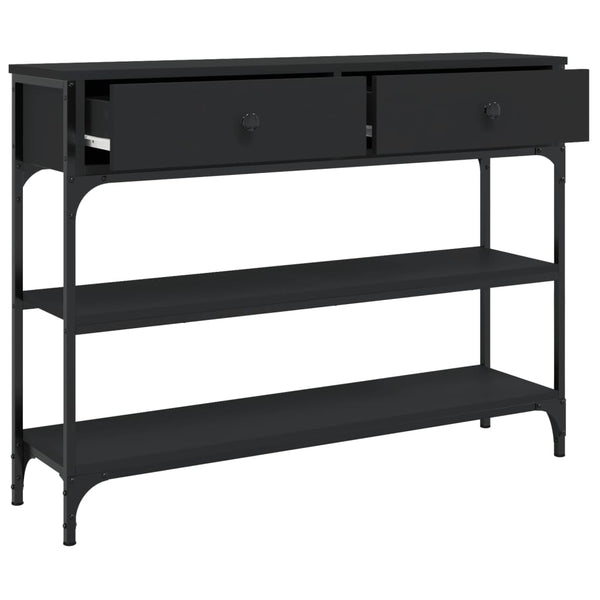 Schwarzer Konsolentisch 100cm