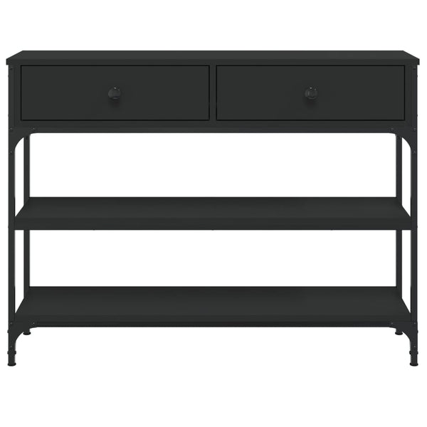 Schwarzer Konsolentisch 100cm