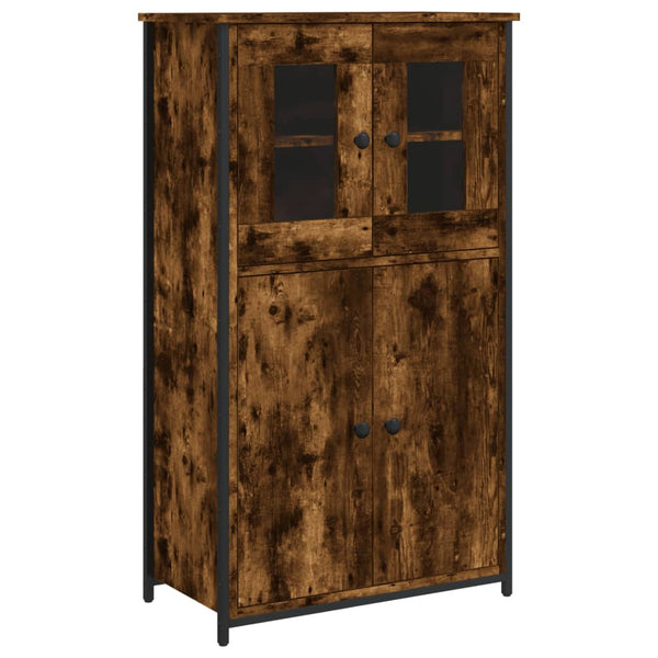 Highboard Räuchereiche 62x32x106,5 cm
