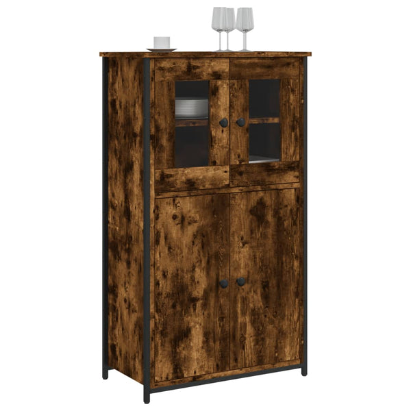 Highboard Räuchereiche 62x32x106,5 cm
