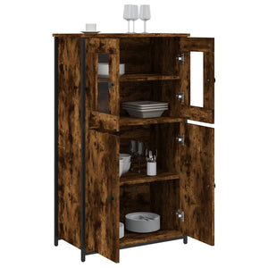 Highboard Räuchereiche 62x32x106,5 cm
