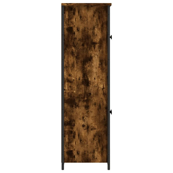 Highboard Räuchereiche 62x32x106,5 cm