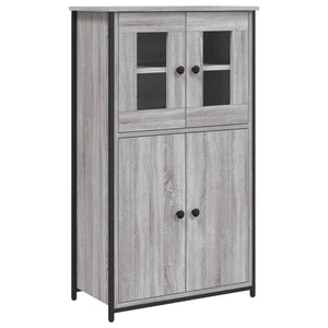 Highboard Grau Sonoma 62x32x106,5 cm