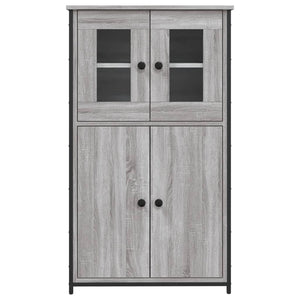 Highboard Grau Sonoma 62x32x106,5 cm
