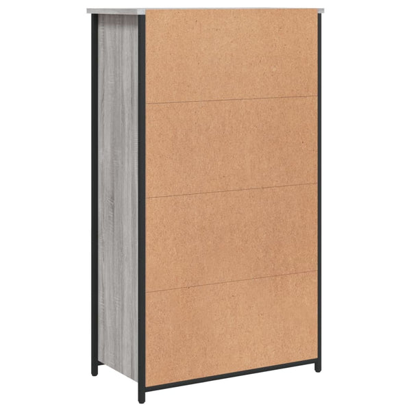 Highboard Grau Sonoma 62x32x106,5 cm