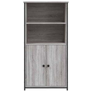 Highboard Grau Sonoma 62x36x121,5 cm