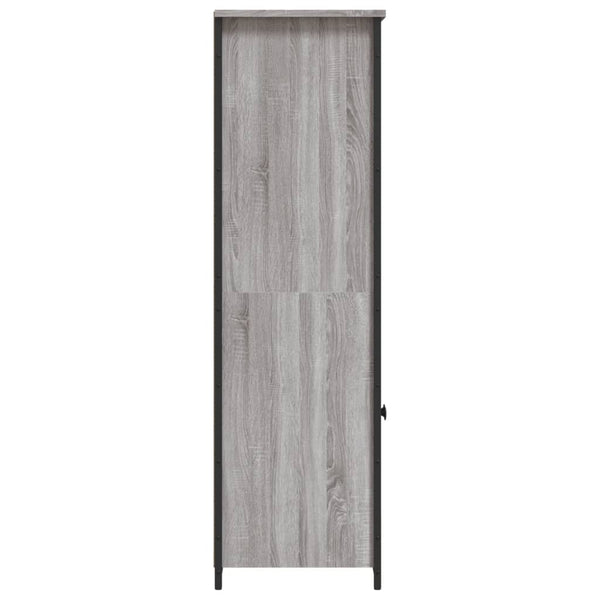 Highboard Grau Sonoma 62x36x121,5 cm