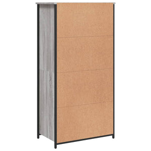 Highboard Grau Sonoma 62x36x121,5 cm