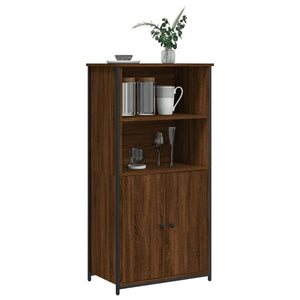 Highboard Braun Eichen-Optik 62 cm