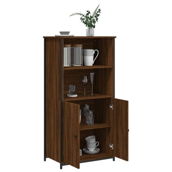 Highboard Braun Eichen-Optik 62 cm