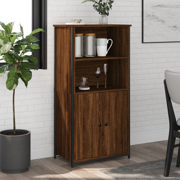 Highboard Braun Eichen-Optik 62 cm