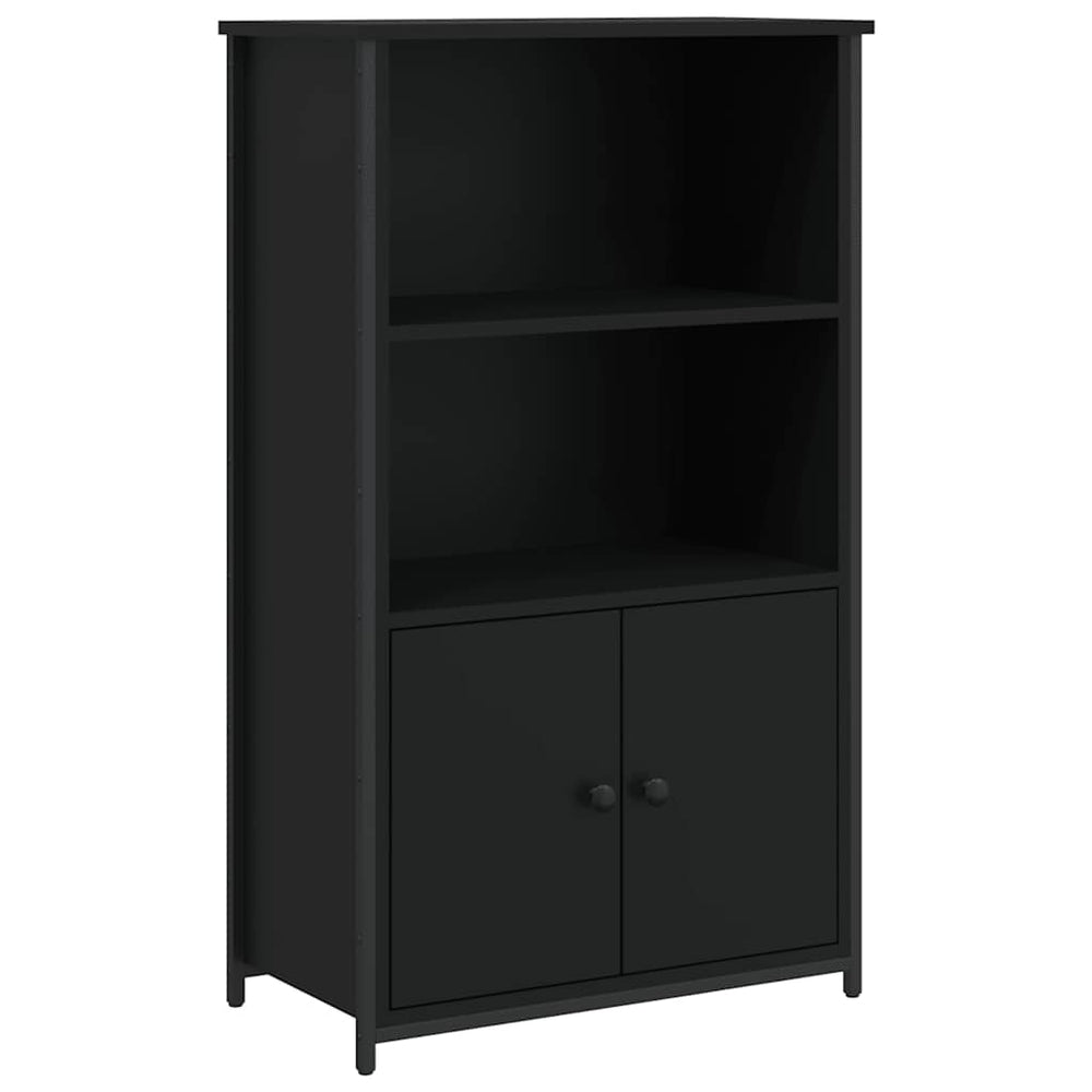 Highboard Schwarz 62x32x103,5 cm