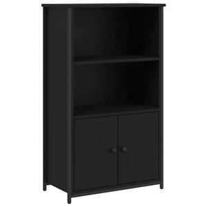 Highboard Schwarz 62x32x103,5 cm