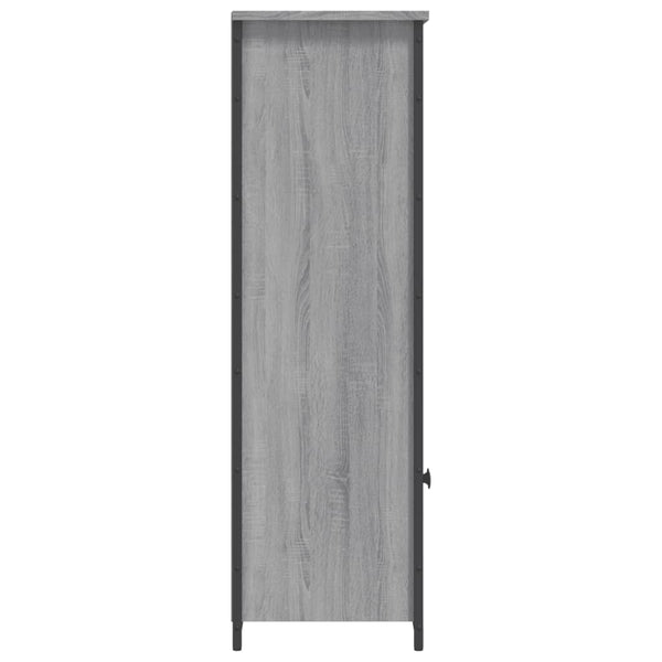 Highboard Grau Sonoma 62x32x103,5 cm